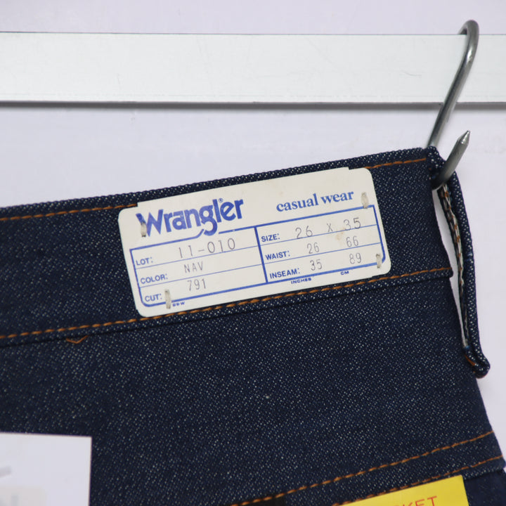 Wrangler Western Cut 70' W26 L35 jeans vintage in denim da donna deadstock w/tags