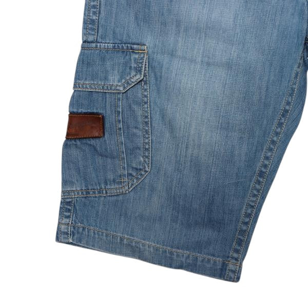 Wrangler Chad Cargo pant bermuda di jeans denim W31 uomo