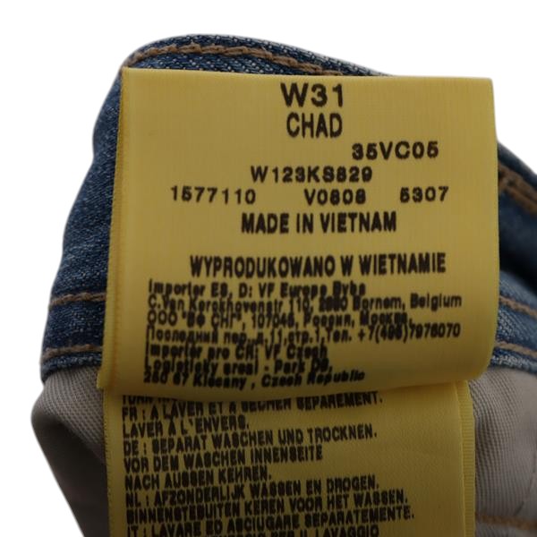 Wrangler Chad Cargo pant bermuda di jeans denim W31 uomo