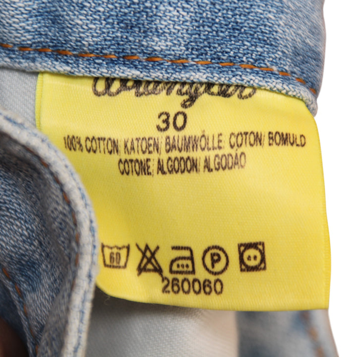 Wrangler Minigonna di Jeans Vintage Denim W30 Donna