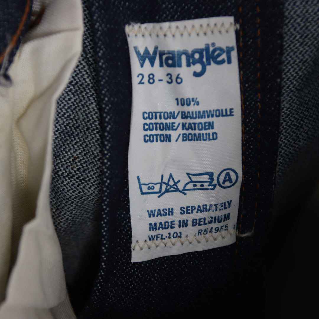 Wrangler western bootcut W28 L36 jeans vintage 70' in denim da donna deadstock w/tags