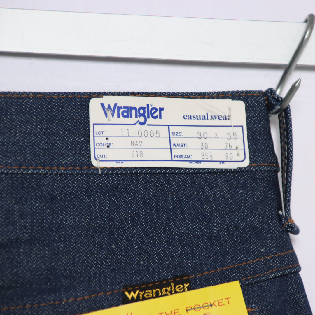 Wrangler western bootcut W30 L35 jeans vintage 70' in denim da donna deadstock w/tags
