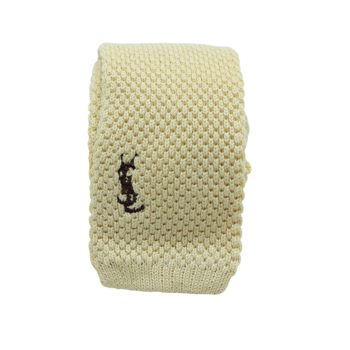 Yves Saint Laurent Cravatta Gialla Uomo