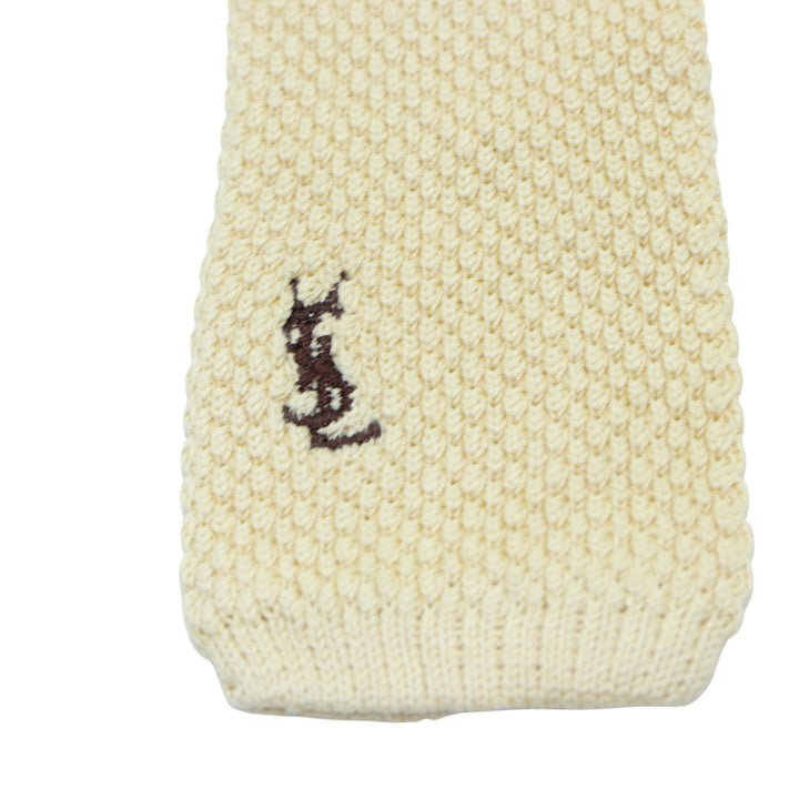 Yves Saint Laurent Cravatta Gialla Uomo