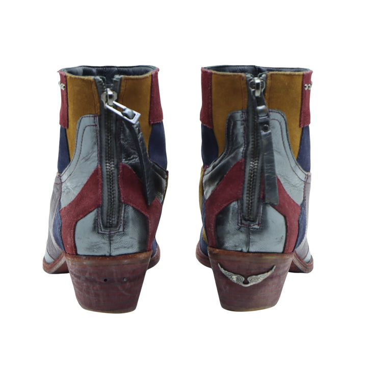 Zadig e Voltaire Stivaletto Multicolore Numero 39 Donna