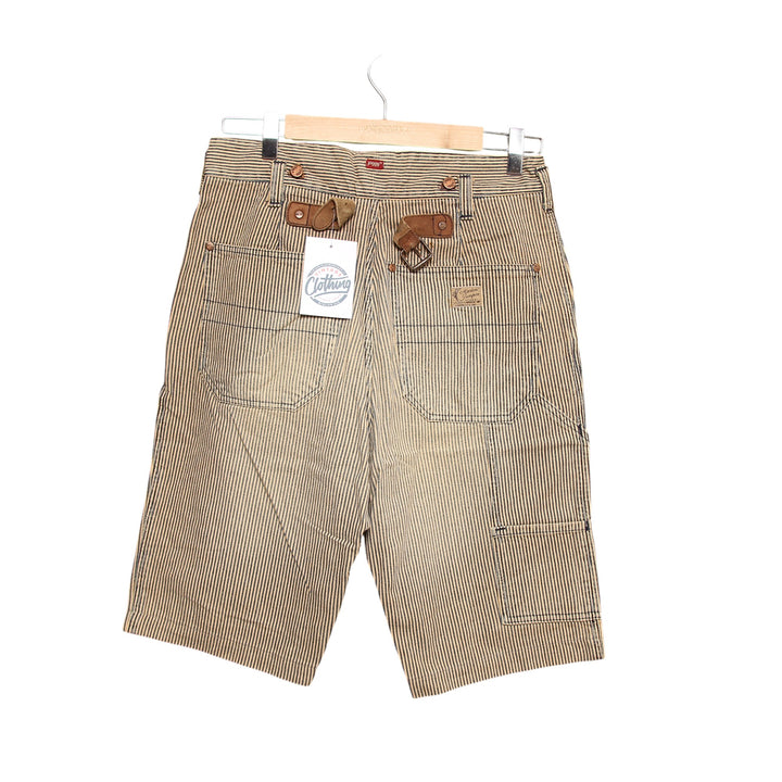 Jaggy Bermuda Rivettato Vintage Azzurro e Beige W31 Uomo