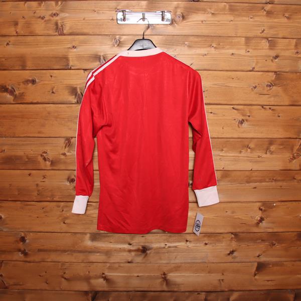 Adidas Bayern Monaco Maglia da Calcio Vintage Rossa Taglia M Uomo Made in W. Germany