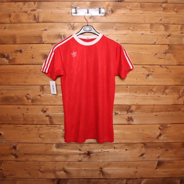 Adidas Maglia da Calcio Vintage Rossa Taglia M Uomo Made in W. Germany