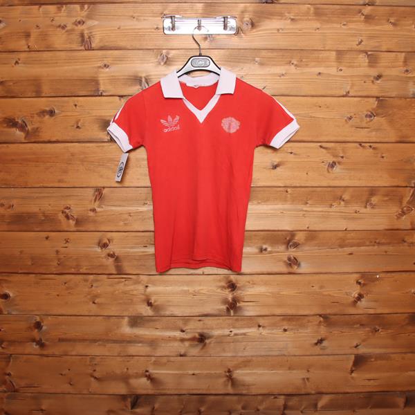 Adidas Manchester United Maglia da Calcio Vintage Rossa Bambino