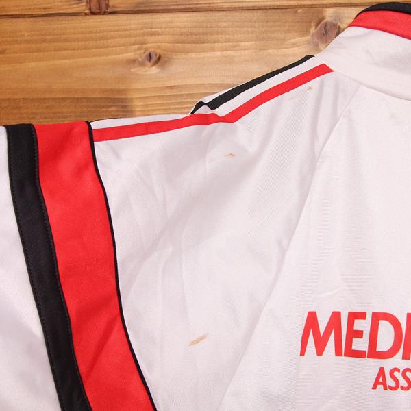 Adidas Milan Track Top Vintage 90' Bianco e Rosso Taglia XL Uomo