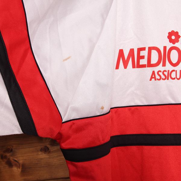 Adidas Milan Track Top Vintage 90' Bianco e Rosso Taglia XL Uomo