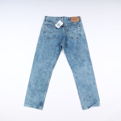 Levi's 501 Tie Dye Taglia W34 L36 Denim Unisex Vita Alta