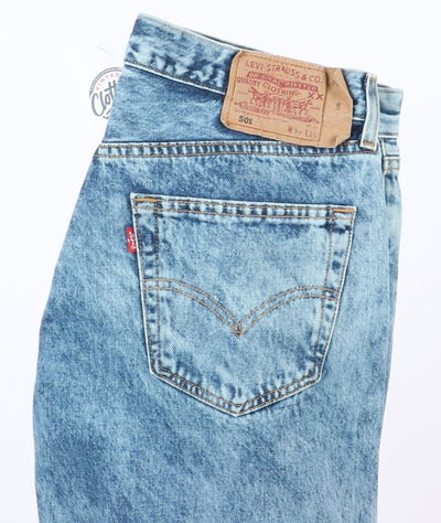 Levi's 501 Tie Dye Taglia W34 L36 Denim Unisex Vita Alta