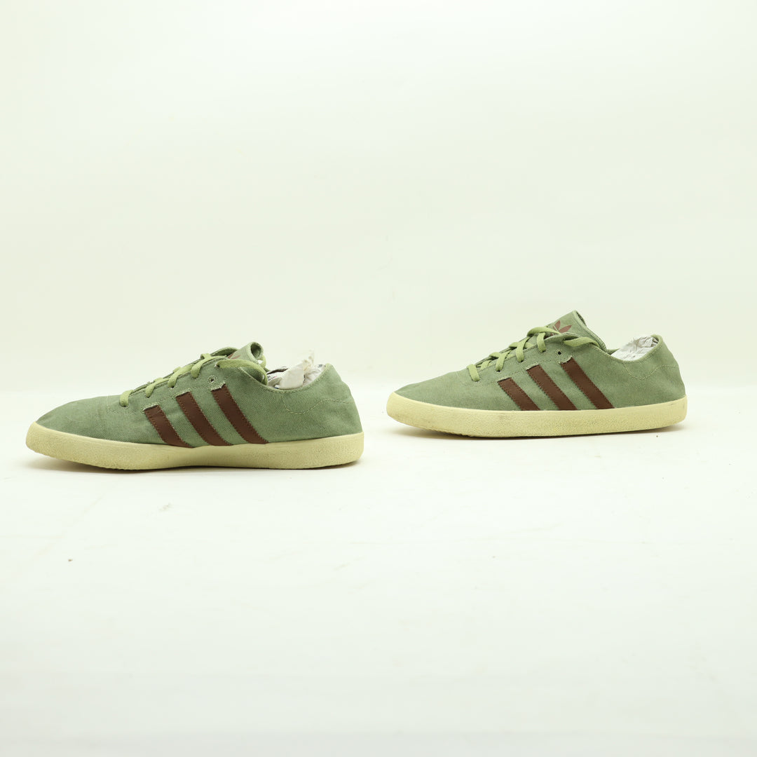 Scarpe Adidas 3 Stripes  Tela Fr 41 1/3 Verde e Marrone Uomo