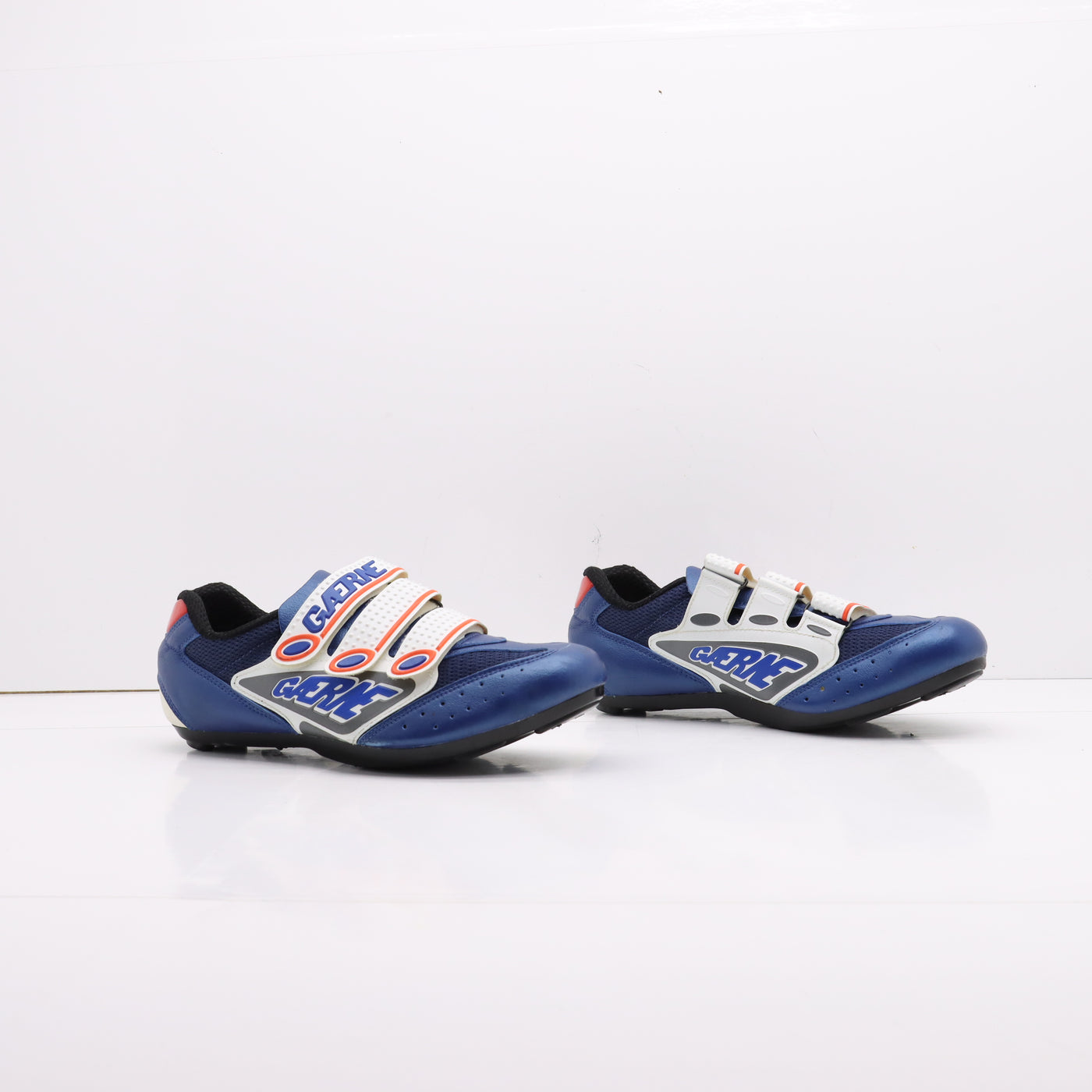 Gaerne Pat Pend Mtb Strappo Scarpe da Bicicletta Blu e Bianche Eur 43 Uomo