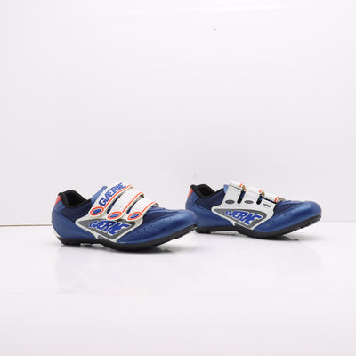 Gaerne Pat Pend Mtb Strappo Scarpe da Bicicletta Blu e Bianche Eur 43 Uomo