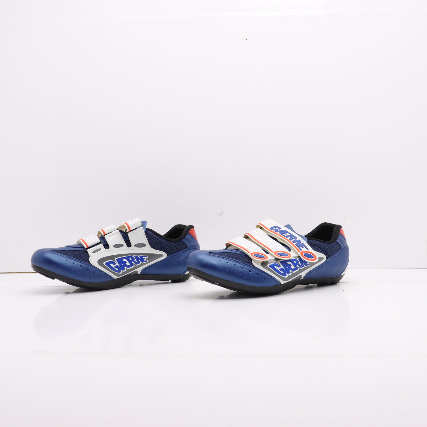 Gaerne Pat Pend Mtb Strappo Scarpe da Bicicletta Blu e Bianche Eur 43 Uomo