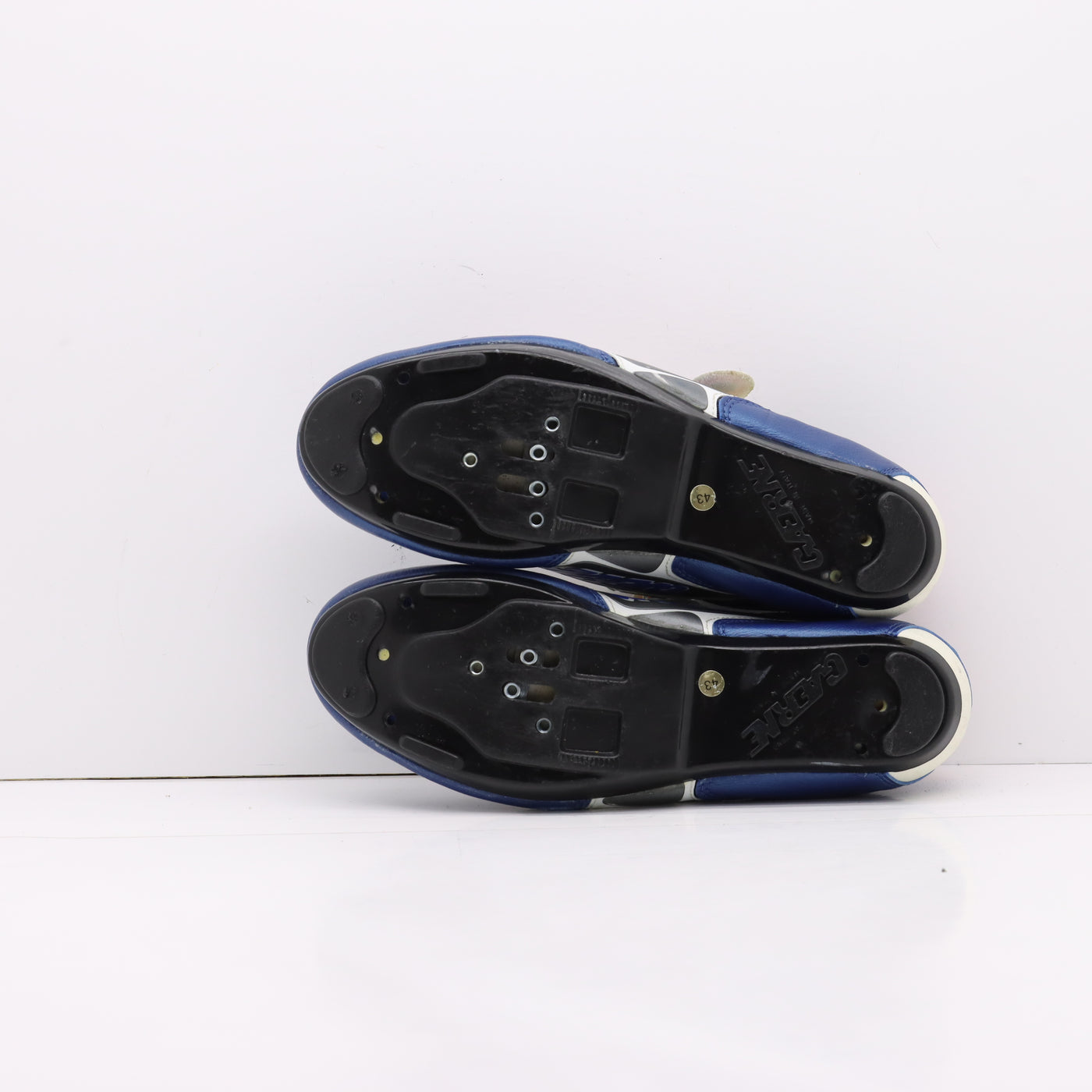 Gaerne Pat Pend Mtb Strappo Scarpe da Bicicletta Blu e Bianche Eur 43 Uomo