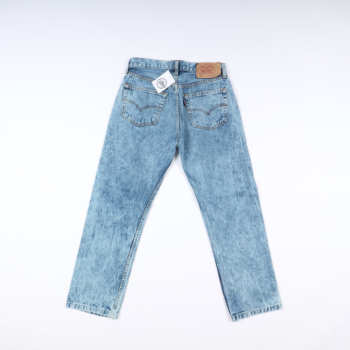 Levi's 501 Tie Dye Taglia W33 L36 Denim Unisex Vita Alta