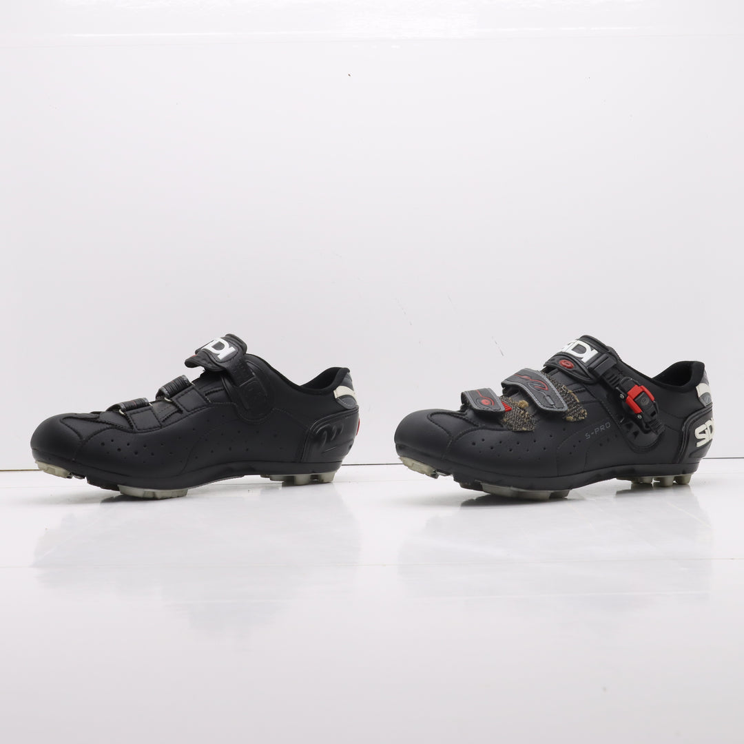 Sidi S-Pro Mtb Scarpe da Bicicletta Nere Eur 47 Uomo Sgancio Rapido