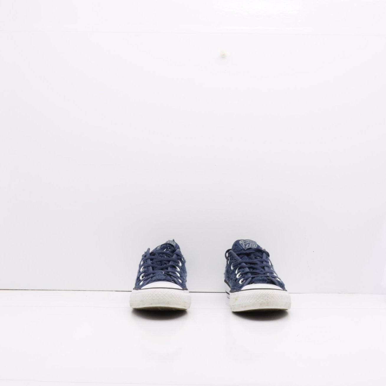 Converse All Star Basse Blu Uncinetto Eur 36 Donna