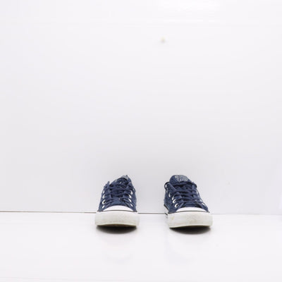 Converse All Star Basse Blu Uncinetto Eur 36 Donna