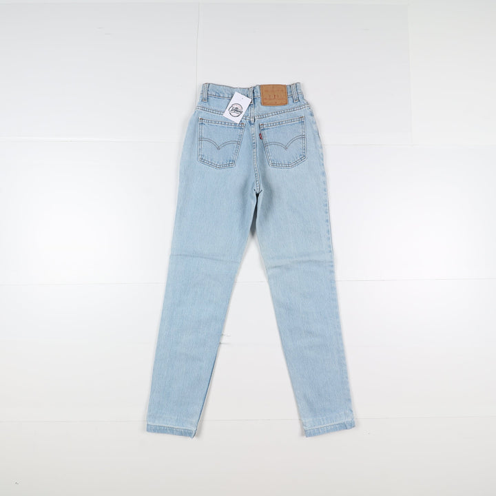 Levi's 512 Slim Fit Custom Denim Strappato Donna Vita Alta