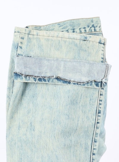 Levi's 501 Tie Dye Taglia W33 L34 Denim Unisex Vita Alta