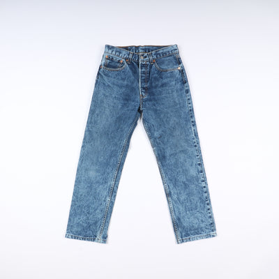 Levi's 501 Tie Dye Taglia W31 L34 Denim Unisex Vita Alta