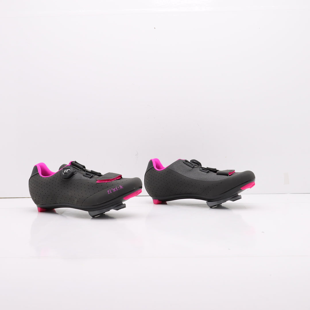 Fi'Zi:K Carbonio Corsa Strappo Lacci Grigio Rosa Fluo Eur 40 Unisex