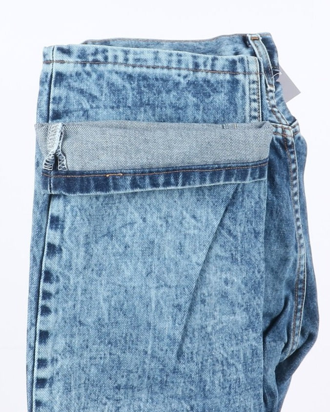 Levi's 501 Tie Dye Taglia W31 L34 Denim Unisex Vita Alta