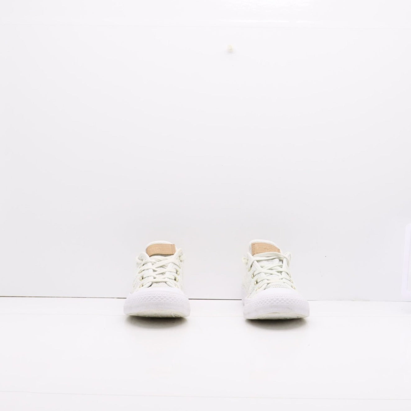 Converse All Star Basse Bianche Spina di Pesce Eur 36.5 Donna
