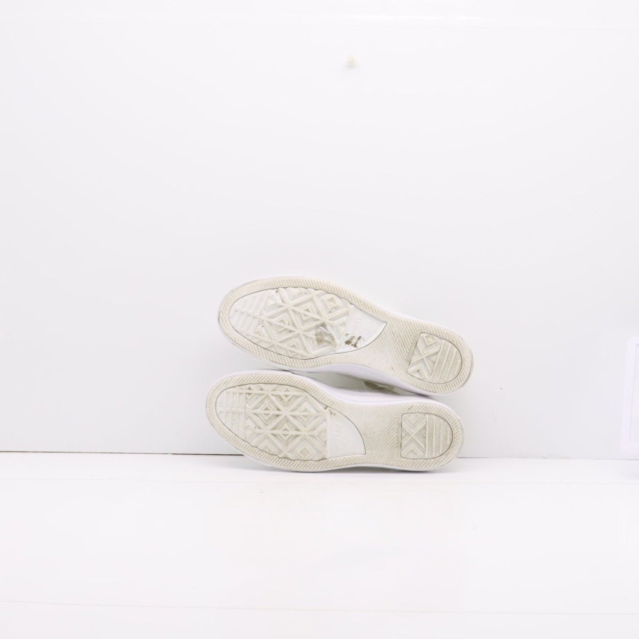 Converse All Star Basse Bianche Spina di Pesce Eur 36.5 Donna