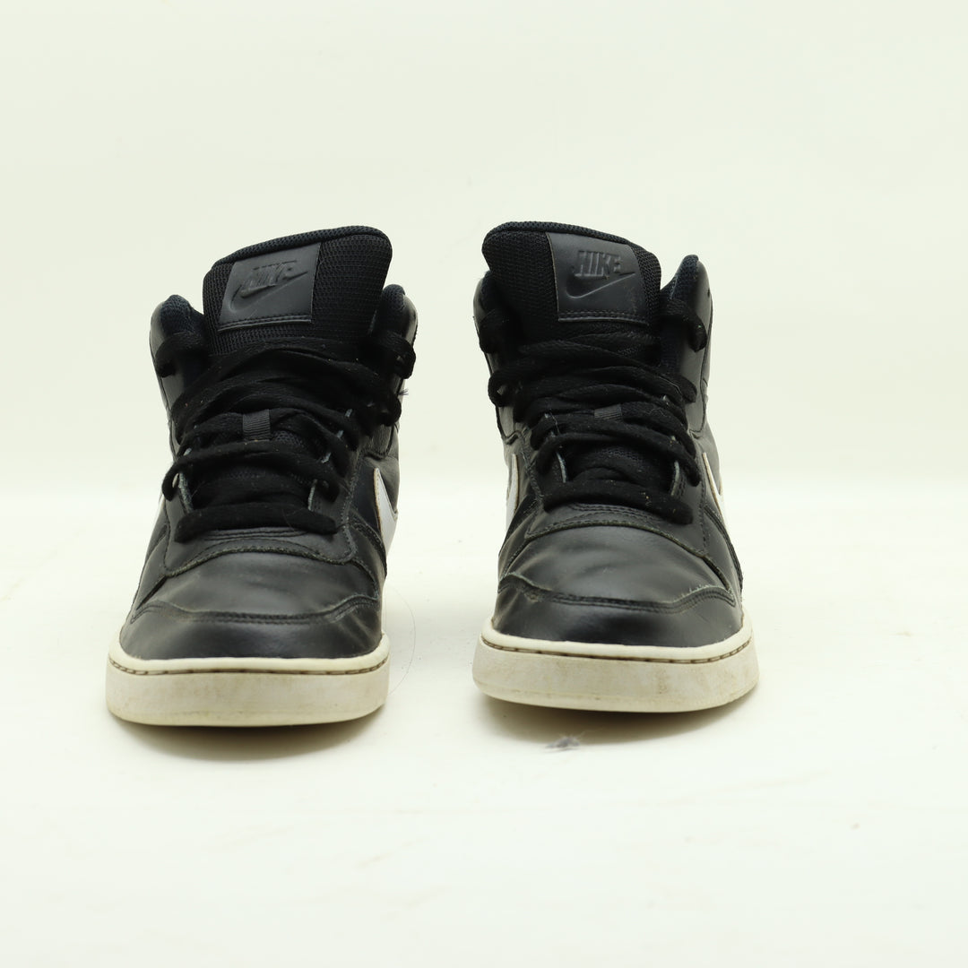 Scarpe Nike Ebernon Mid Pelle Eur 41 Nero Unisex