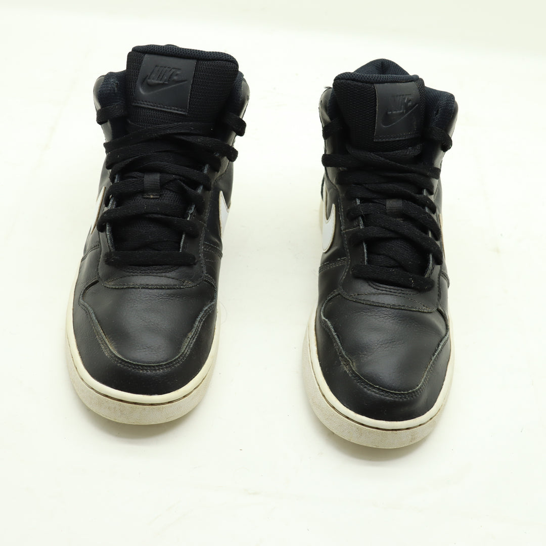 Scarpe Nike Ebernon Mid Pelle Eur 41 Nero Unisex