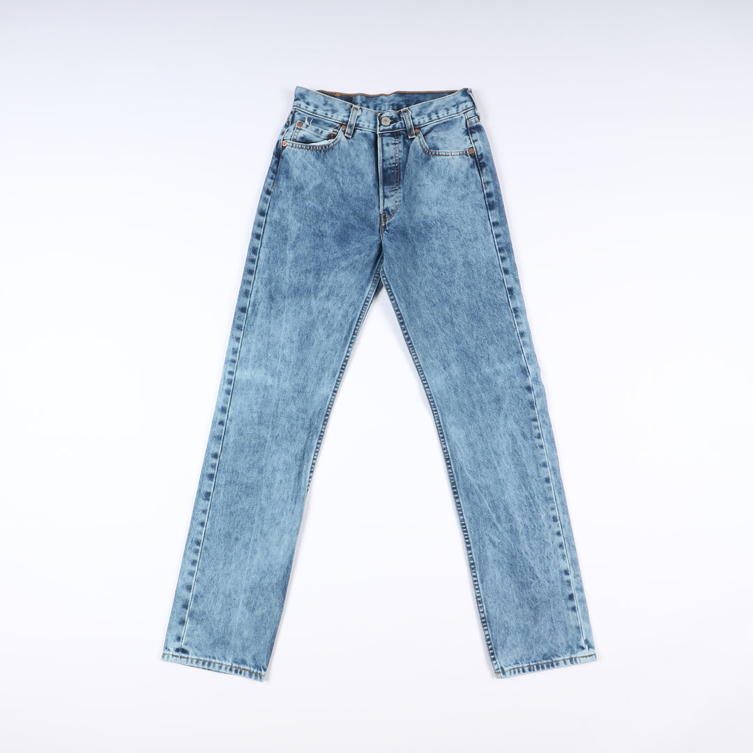 Levi's 501 Tie Dye Taglia W29 L34 Denim Unisex Vita Alta