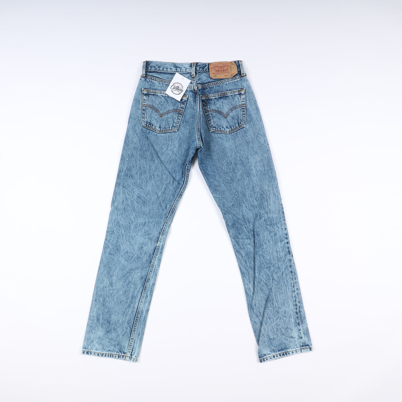 Levi's 501 Tie Dye Taglia W29 L32 Denim Unisex Vita Alta