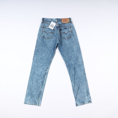 Levi's 501 Tie Dye Taglia W29 L32 Denim Unisex Vita Alta