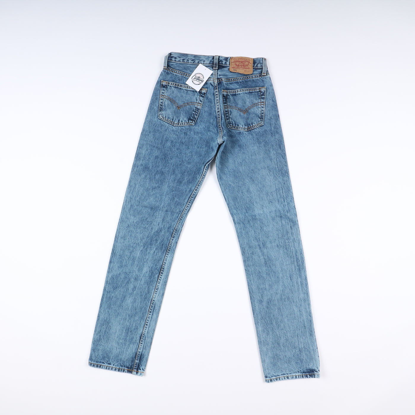 Levi's 501 Tie Dye Taglia W29 L34 Denim Unisex Vita Alta