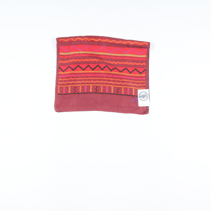 Missoni Donna Foulard Usato Bordeaux Vintage