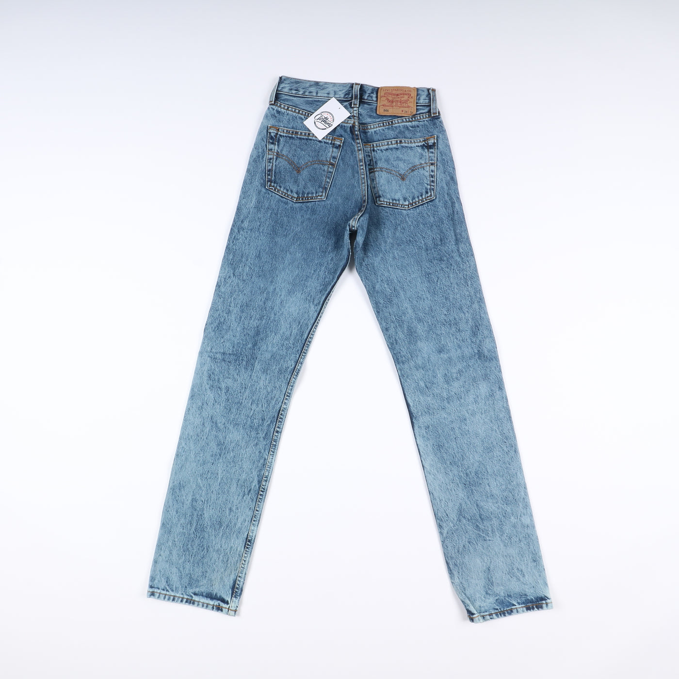 Levi's 501 Tie Dye Taglia W28 L34 Denim Unisex Vita Alta