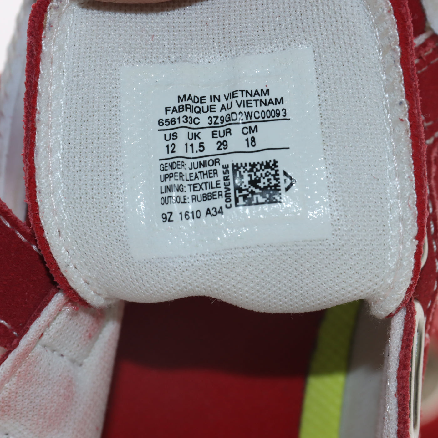 Converse All Star Lunarlon Basse Rosso Eur 29 Junior