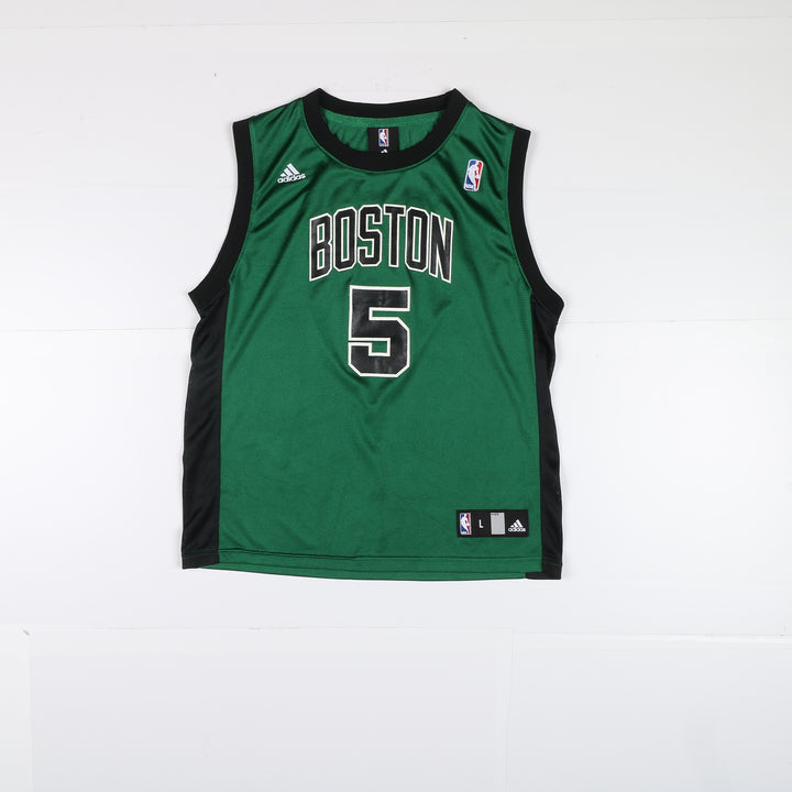 Maglia da Basket NBA Adidas Boston Celtics Garnet 5 Taglia L (14/16y) Verde Bambino