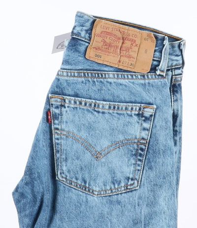 Levi's 501 Tie Dye Taglia W26 L32 Denim Unisex Vita Alta
