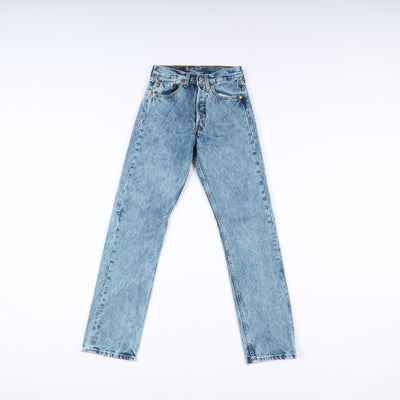 Levi's 501 Tie Dye Taglia W26 L32 Denim Unisex Vita Alta
