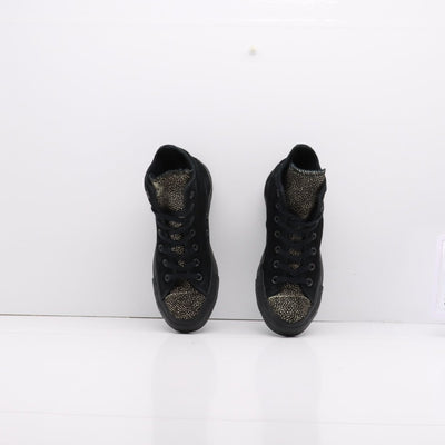Converse All Star Alte Nero Cavallino Eur 38 Unisex