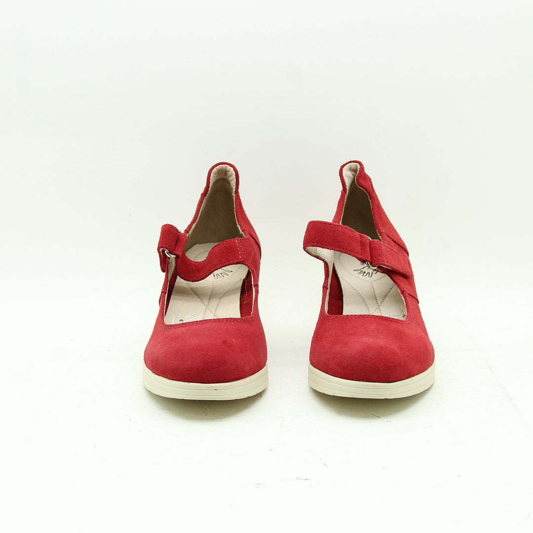 Bata Scarpa con Tacco Rossa Numero 39 Donna