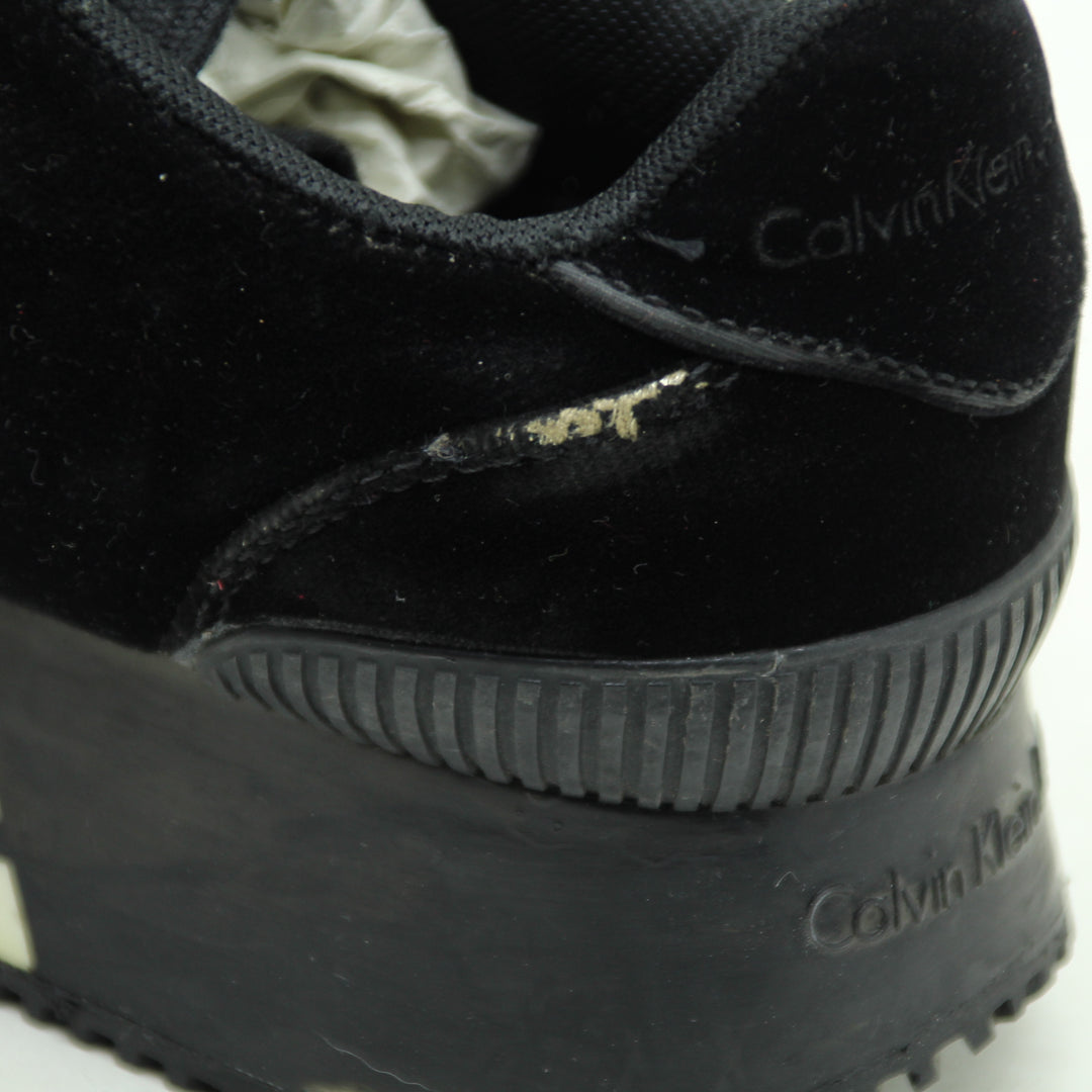 Calvin Klein Jeans Scarpa Oro e Nera Numero 36 Donna