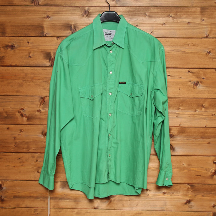 Wrangler Camicia Oversize Verde Taglia L Unisex