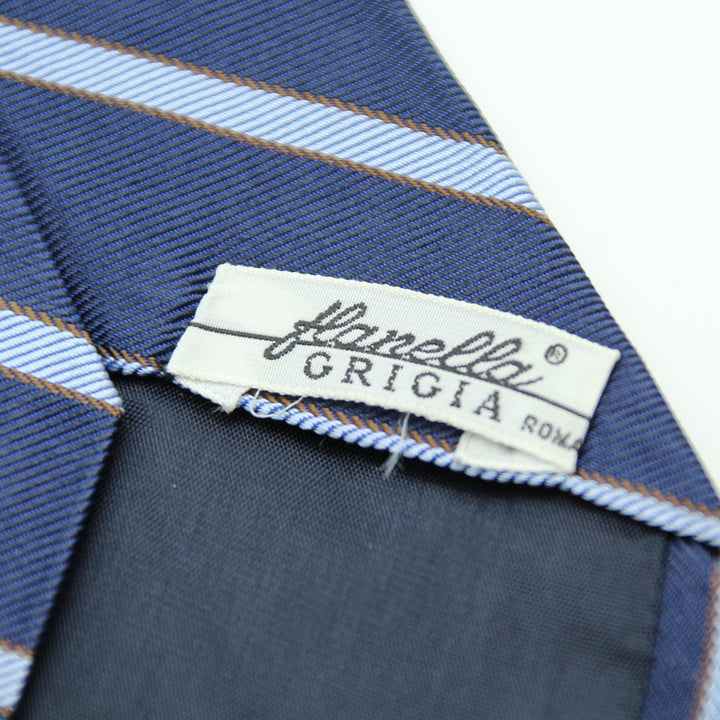 Petronius Cravatta Vintage Blu in Seta Uomo